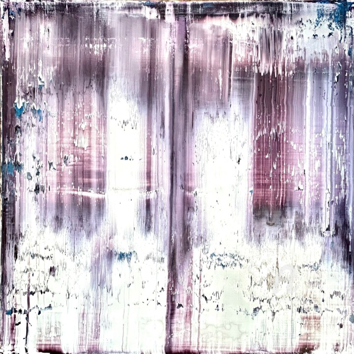 Картина под названием "Abstract Mirror ref…" - Rafal Dobosz, Подлинное произведение искусства, Масло