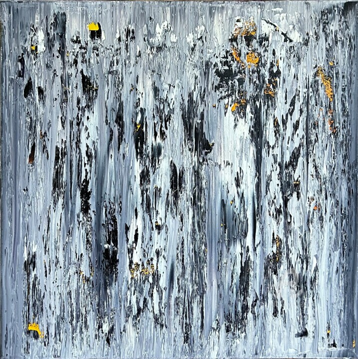 Картина под названием "Abstract Emotional…" - Rafal Dobosz, Подлинное произведение искусства, Масло