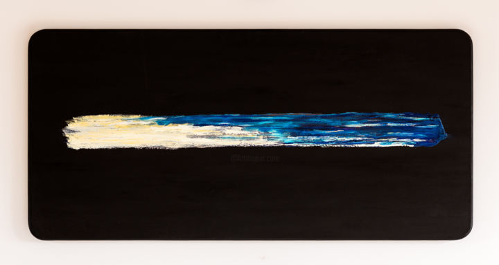 Painting titled "Throw into the Scre…" by Rafal Labijak, Original Art, Oil