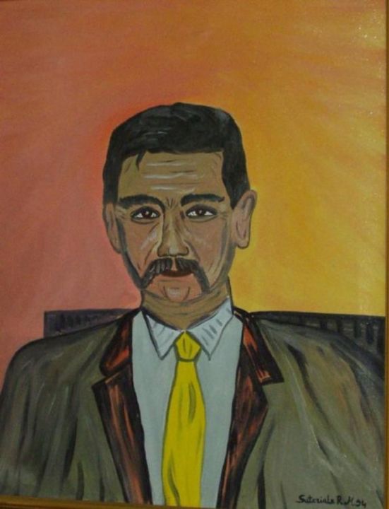Painting titled "A MIO PADRE" by Srm, Original Artwork