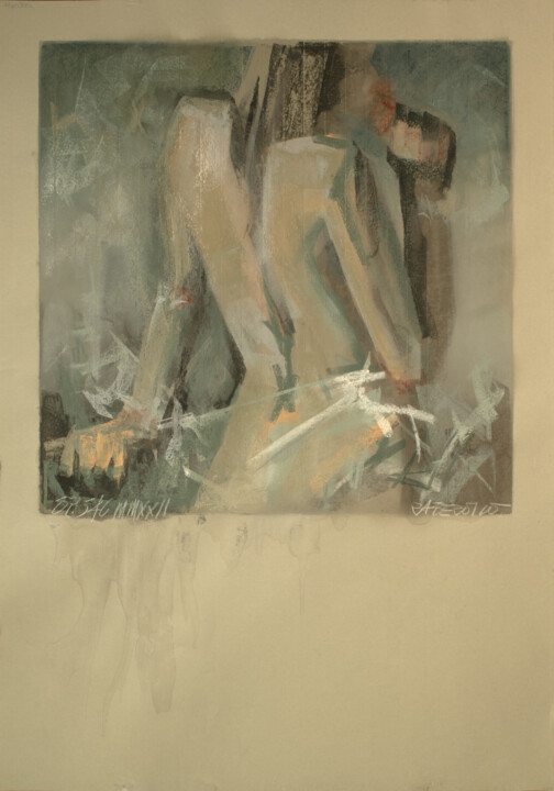 Disegno intitolato "Op.546 MMXXII" da Rafferoico, Opera d'arte originale, Carbone