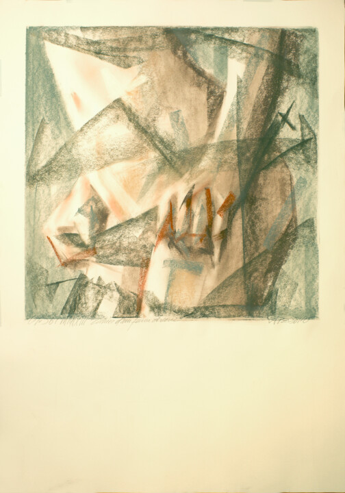 Drawing titled ""Cahier d'un faune…" by Rafferoico, Original Artwork, Charcoal