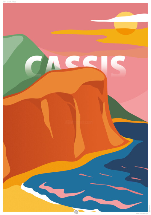 Arts numériques intitulée "CASSIS" par Raffi Kassis, Œuvre d'art originale, Travail numérique 2D