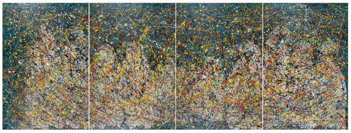 Peinture intitulée "femmes invisibles 2" par Rafikaazzaoui, Œuvre d'art originale, Collages Monté sur Châssis