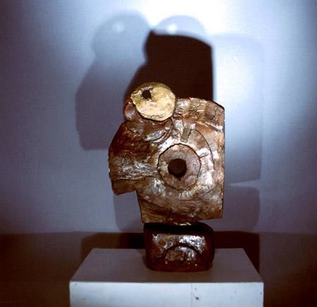 Sculpture intitulée "Fossile (arrière)" par Raims, Œuvre d'art originale