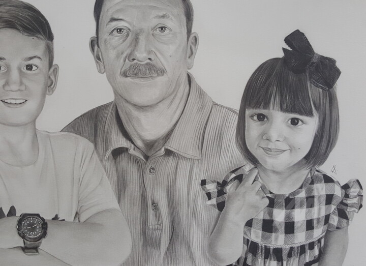 Desenho intitulada "Customer drawing" por Raissa Levati Pelegrim, Obras de arte originais, Lápis