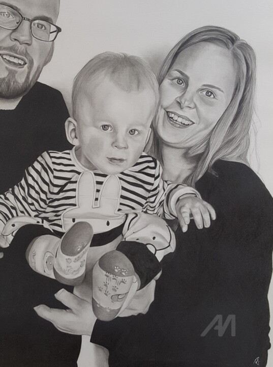 Desenho intitulada "Customer drawing" por Raissa Levati Pelegrim, Obras de arte originais, Lápis