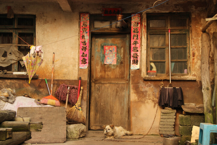 Photographie intitulée "Guardian of the tem…" par Ugoki Raïto, Œuvre d'art originale, Photographie numérique