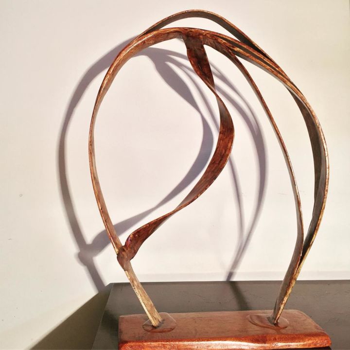 Sculpture titled "Deco II - Global" by Raka Studio, Original Artwork, Wood
