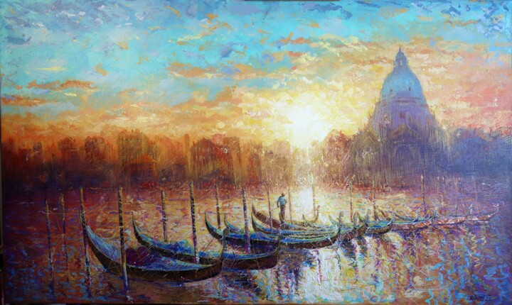 Painting titled "Venetian Rhapsody!" by Rakhmet Redzhepov, Original Artwork, Oil