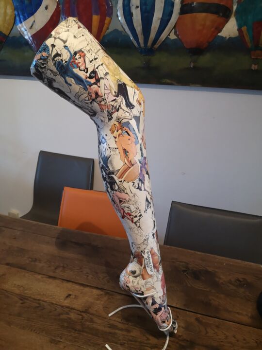 Collages intitulée "L'Homme objet" par Ralph Spegelaere, Œuvre d'art originale, Collages