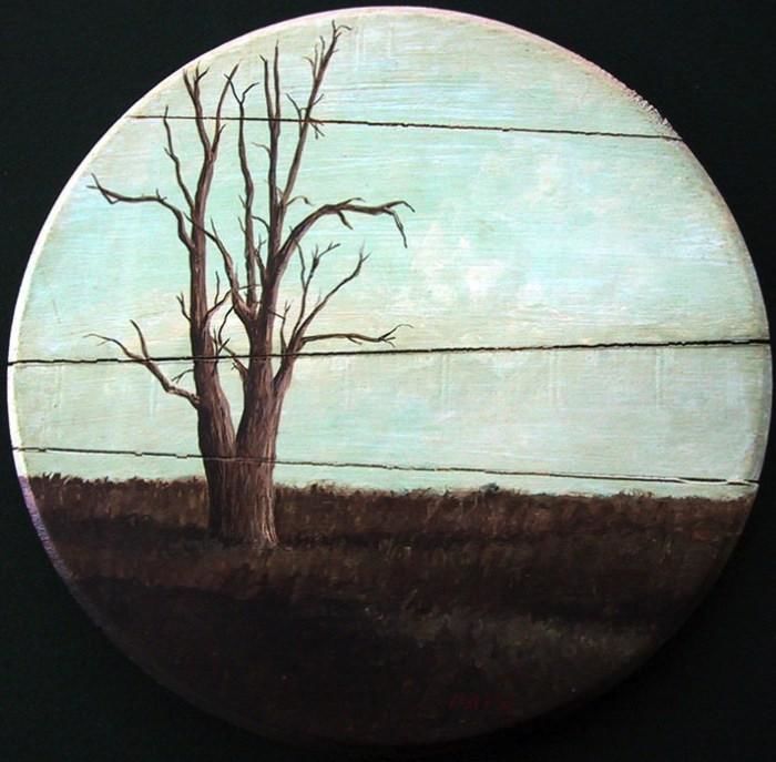 Malarstwo zatytułowany „Tree Scape” autorstwa Ralph Papa, Oryginalna praca