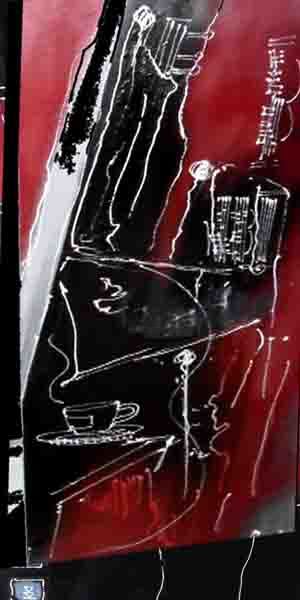 Painting titled "NOIR_2.jpg" by Rami Besbes, Original Artwork