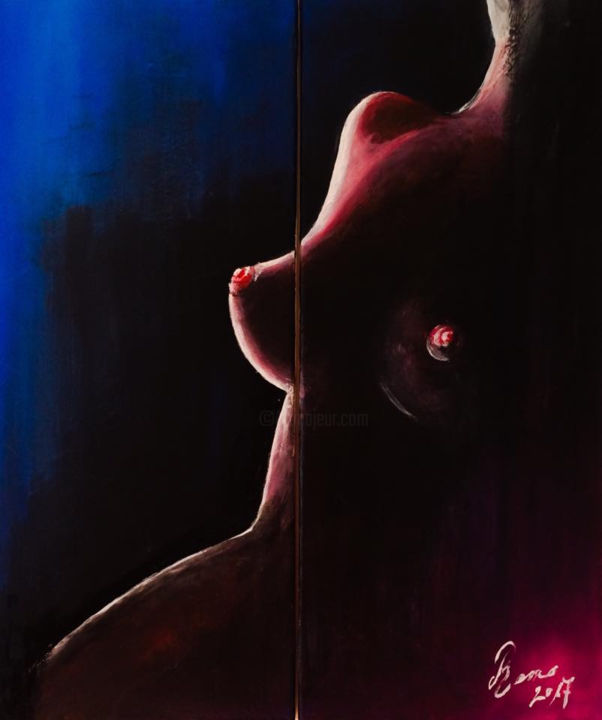 Pittura intitolato "anima.jpg" da Ramona Wess, Opera d'arte originale, Acrilico