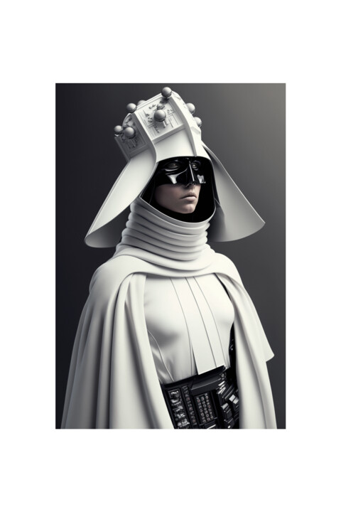 "Nun Vader 2" başlıklı Dijital Sanat Ramona Gliga tarafından, Orijinal sanat, AI tarafından oluşturulan görüntü