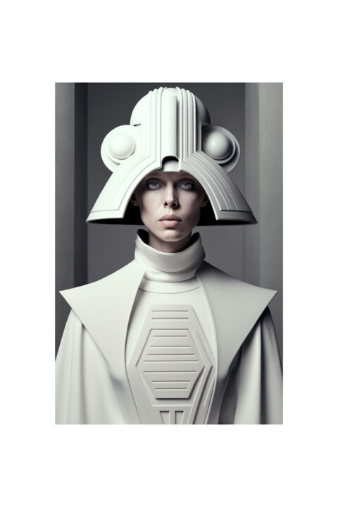 "Nun Vader 5" başlıklı Dijital Sanat Ramona Gliga tarafından, Orijinal sanat, AI tarafından oluşturulan görüntü