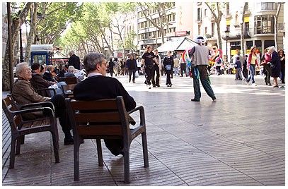 Fotografía titulada "Ramblas 34" por Ramon Oliveras, Obra de arte original