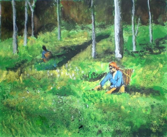 제목이 "Highland gardens"인 그림 Ramya Kapula로, 원작, 다른