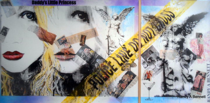 Collages titled "DADDY'S LITTLE PRIN…" by Randy A Bennett Art, Original Artwork