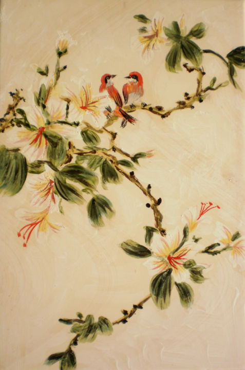 Painting titled "p1160332.jpg" by Rangeen Ceramic "Blue", Original Art,
