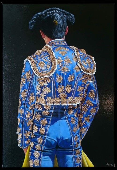Malarstwo zatytułowany „Torero 3” autorstwa Raphael Fourneau, Oryginalna praca, Akryl