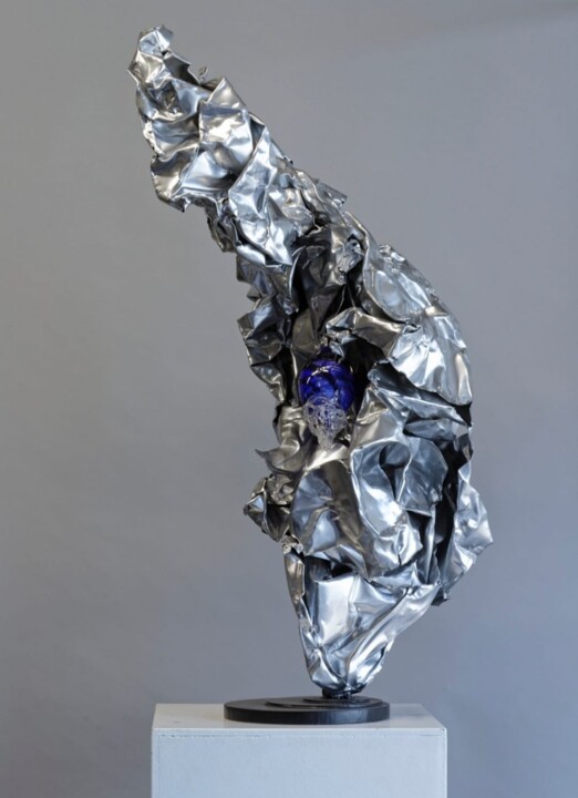 Sculpture intitulée "Nom de l'oeuvre : A…" par Raphaël Minot, Œuvre d'art originale, Acier inoxydable