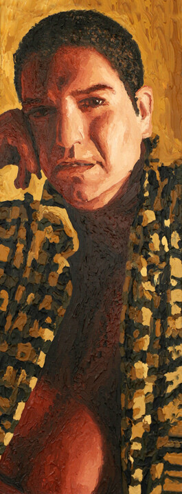 Pittura intitolato "realism art portrai…" da Raphael Perez, Opera d'arte originale, Acrilico