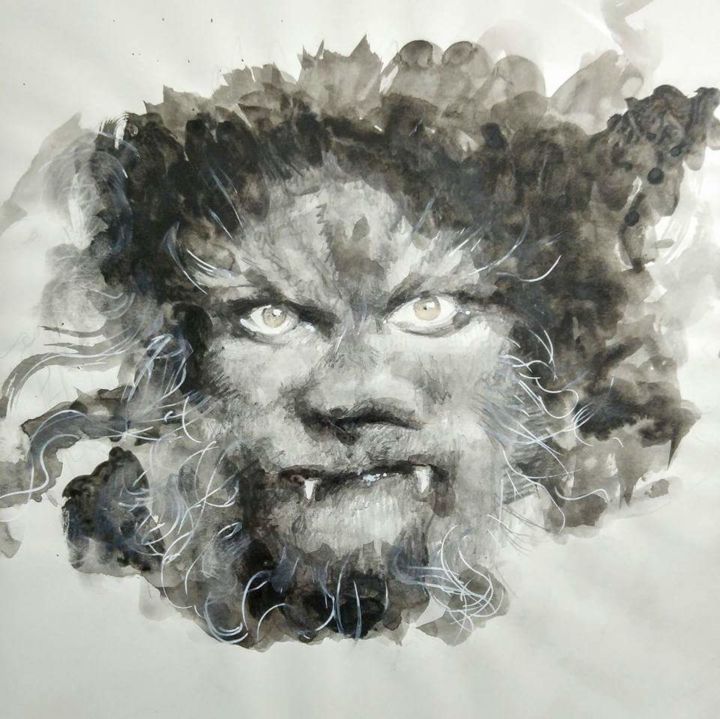 Peinture intitulée "fb-img-149194114470…" par Raphael Riva, Œuvre d'art originale, Aquarelle