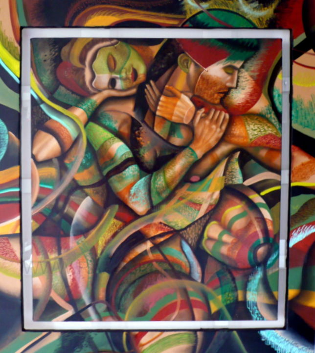 Pintura titulada "4-0011-transmutacio…" por Raphael Puello Ch., Obra de arte original, Oleo