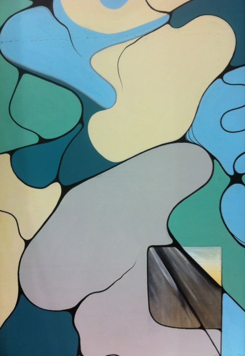 Peinture intitulée "Incandescence..." par Spirit Exposito, Œuvre d'art originale, Acrylique