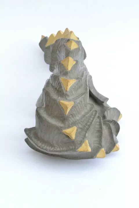 Sculpture intitulée "embrion ocho" par Raquel Zoco, Œuvre d'art originale, Céramique