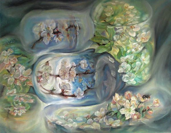 Painting titled "аквариум" by Svetlana Vasileva, Original Artwork