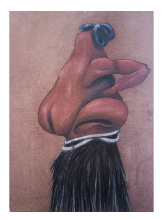 Pintura intitulada "Muta-Venandi-2" por Bantu Muta, Obras de arte originais, Acrílico