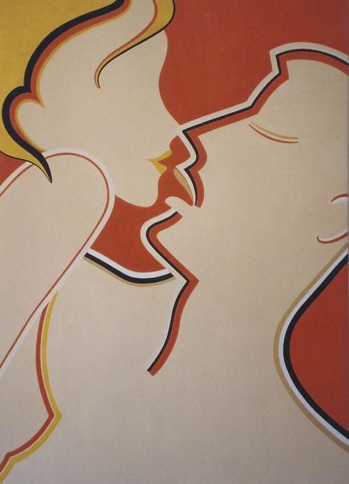 Peinture intitulée "Orange" par Ravard, Œuvre d'art originale,
