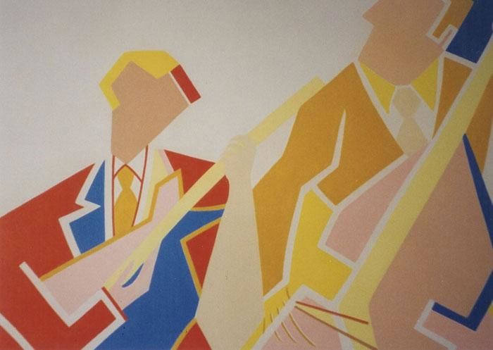 Peinture intitulée "Accords" par Ravard, Œuvre d'art originale,