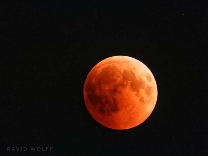 Photography titled "Bloodmoon" by Ravid Wolff, Original Artwork
