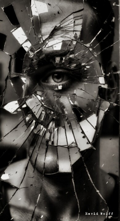Photography titled "Shattered" by Ravid Wolff, Original Artwork, Digital Photography