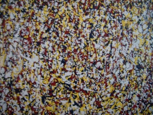 Painting titled "Black: Red, Yellow,…" by Ray Garcia, Original Artwork