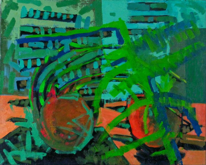 Painting titled "Discord" by Raymond Bowker, Original Art,