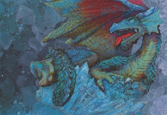 Painting titled ""I Dragon"" by Robert C Maize, Original Art,