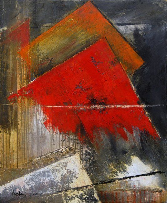 Peinture intitulée "DECHIRURES" par Otrebor, Œuvre d'art originale,