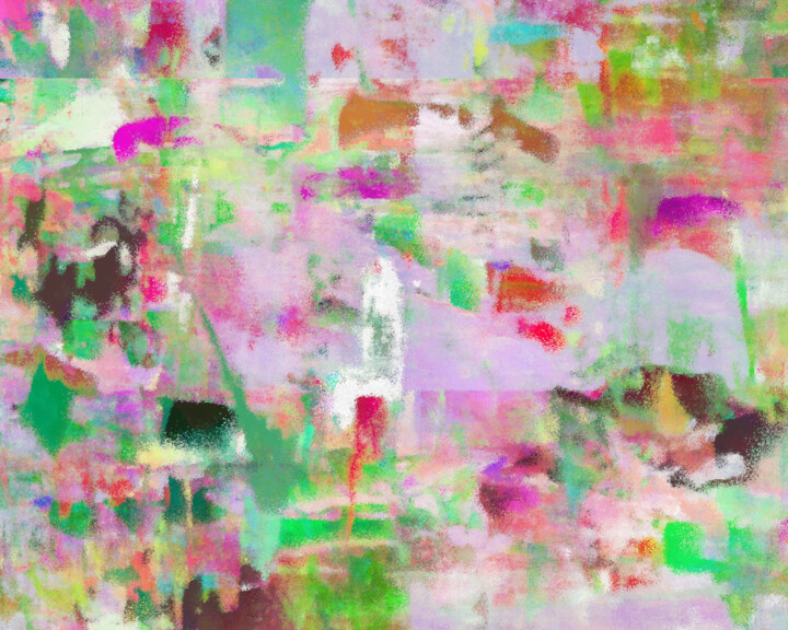 Digitale Kunst mit dem Titel "Ein Reh namens Frie…" von Rea Schenk, Original-Kunstwerk, Digitale Malerei
