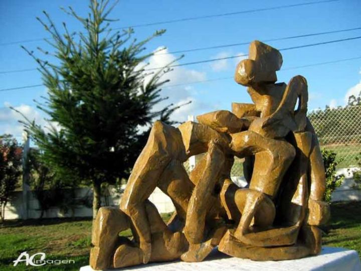 Skulptur mit dem Titel "A4" von José Antonio Recio, Original-Kunstwerk