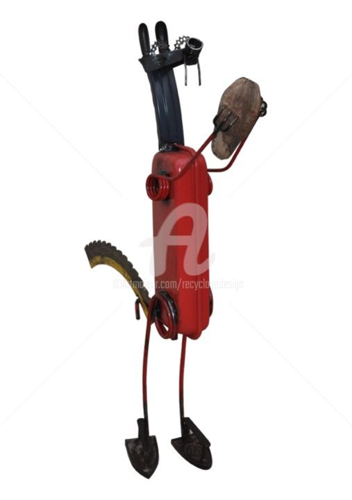 Design titled "Art N°64 Sculpture…" by Recyclage Design - Réanimateur D'Objets , Original Art,