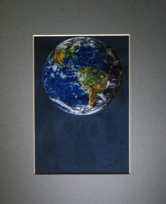 Sculpture titled "Crying Earth" by Evelyn Reinprecht, Original Artwork
