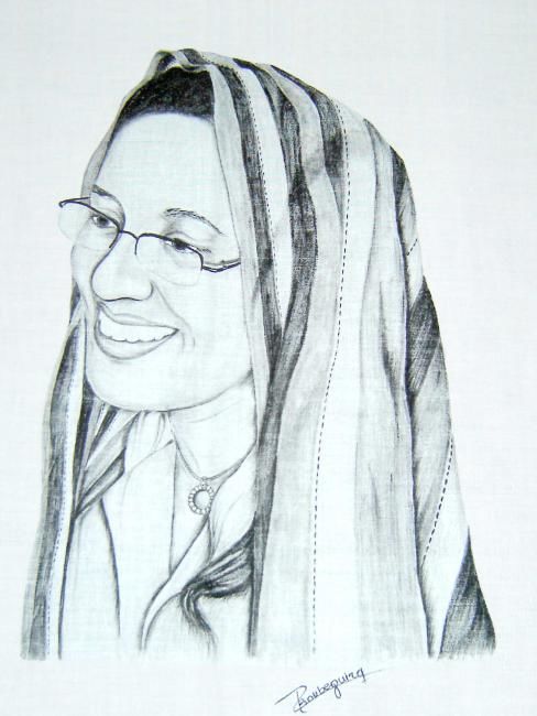 Peinture intitulée "Soumaya" par Redha Boubeguira, Œuvre d'art originale,