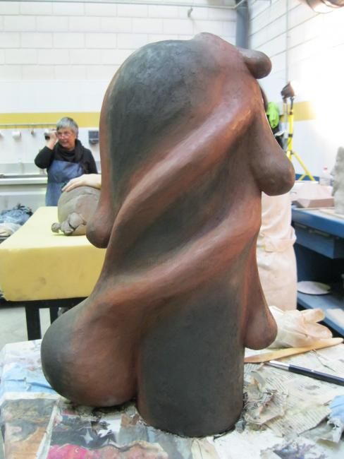 Sculpture intitulée "Cum" par Vired, Œuvre d'art originale, Céramique