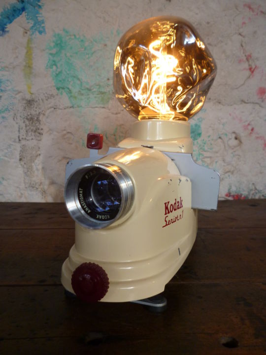 Design getiteld "LAMPE " KODAK " - A…" door Leferailleur02, Origineel Kunstwerk, armatuur