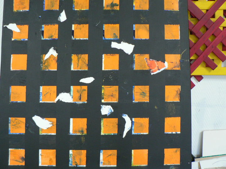 Painting titled "2009l-orange-004.jpg" by Andre Marissal, Original Artwork