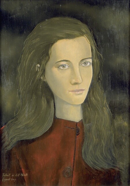 Schilderij getiteld "Portrait of author…" door Reginald Gray, Origineel Kunstwerk